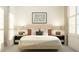 Serene bedroom with a plush bed, side tables, and soft natural light at 1717 Goldfinch Perch Ln, Knightdale, NC 27545