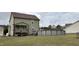 Spacious backyard with an above-ground pool and lush green grass, great for outdoor activities at 194 Cornfield Ln, Benson, NC 27504