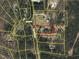 Aerial view of property showing the layout of the house, surrounding land, and nearby streets at 2920 Ode Turner Rd, Hillsborough, NC 27278