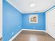 Empty bedroom with paint, hardwood flooring and closet space at 2920 Ode Turner Rd, Hillsborough, NC 27278