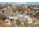 Aerial view showcasing the property's location near downtown Durham, highlighting its proximity to urban amenities at 301 E Umstead St, Durham, NC 27707