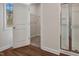 Bathroom featuring a walk-in shower and a window, offering both functionality and natural light at 303 Azalea Gaze Dr, Youngsville, NC 27596