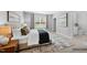 Serene primary bedroom features a comfy bed and ensuite bathroom at 408 Indian Elm Ln, Cary, NC 27519