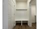 Bright entryway featuring a built-in bench and coat rack at 480 Traditions Grande Blvd # 31, Wake Forest, NC 27587
