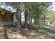 Backyard with mature trees offering shade and privacy at 5520 Mccormick Rd, Durham, NC 27713