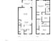 Detailed floor plan showcasing the layout and dimensions of the property at 5980 Osprey Cove Dr, Raleigh, NC 27604