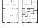 Floor plan of a home with measurements and room names at 602 Walnut Woods Dr # 62, Morrisville, NC 27560