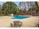 Enjoy the community pool, complete with lounge chairs and picnic tables for residents to enjoy at 6734 Chauncey Dr, Raleigh, NC 27615