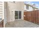 View of deck with sliding glass door at 6734 Chauncey Dr, Raleigh, NC 27615