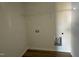 Bright laundry room with white walls, and utility connections at 77 Heatherglenn Cir, Princeton, NC 27569