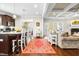 Bright living area featuring views of the kitchen, stylish furnishings and seamless flow for entertaining at 81 N Lumina Ln, Clayton, NC 27527
