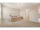 Cozy bedroom with a unique house frame bed and soft carpet flooring at 834 November Ln, Willow Springs, NC 27592