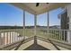 Screened-in porch with a view of the backyard, perfect for relaxing outdoors at 834 November Ln, Willow Springs, NC 27592