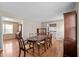 Formal dining room with hardwood floors and traditional furnishings, perfect for gatherings at 1108 Medlin Dr, Cary, NC 27511