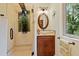 Luxurious bathroom has a glass shower and a granite vanity at 1217 Mauldin Rd, Wake Forest, NC 27587