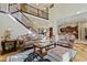 Expansive living room offering views of staircase and kitchen at 1217 Mauldin Rd, Wake Forest, NC 27587