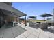 Expansive outdoor patio area with seating, dining, and city views at 122 N Harrington St # 775, Raleigh, NC 27603