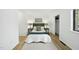 Comfortable bedroom with large window and closet with double sliding doors at 1277 Teakwood Pl, Raleigh, NC 27606