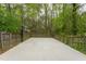 Backyard featuring a concrete basketball court at 136 Ashlyn Ridge Dr, Garner, NC 27529