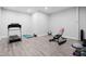 Finished basement featuring lots of room for exercise equipment at 144 Arabella Ct, Cary, NC 27518