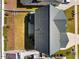 Aerial view of a home showing the roof, backyard and patio at 2075 Toad Hollow Trl, Apex, NC 27502
