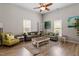 Inviting living room featuring neutral tones, hardwood floors, and plenty of seating at 208 S Guthrie Ave, Durham, NC 27703