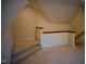 Carpeted landing area at the top of a stairway, and featuring a handrail at 218 Keith Hills Rd, Lillington, NC 27546