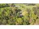 Aerial view of the property, surrounded by trees and a road at 2603 Brogden Rd, Creedmoor, NC 27522