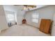 Empty bedroom with ceiling fan and window at 30 Shannon Rd, Timberlake, NC 27583