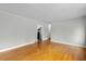 Spacious living room showcasing hardwood floors and ample natural light at 324 Dare St, Burlington, NC 27217