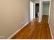 Hallway leading to bathroom at 3711 Halford Dr, Raleigh, NC 27604