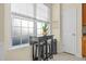 Sunny breakfast nook with a drop leaf table, seating for two, and bright window at 4 Scottish Ln, Durham, NC 27707