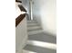 Stairs leading to the upper level with white risers at 411 Gooseneck Drive # B6, Cary, NC 27513