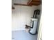 Utility room features a new water heater at 411 Gooseneck Drive # B6, Cary, NC 27513