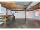An unfinished basement area with painted walls and open ceiling at 4308 James Rd, Raleigh, NC 27616