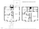 Detailed floor plan showcasing layout, dimensions, and room locations for main and second floors at 5 Maidenhair Ct, Durham, NC 27703