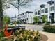Street view of Downtown Cary Park and modern townhouses at 506 N Harrison Ave, Cary, NC 27513