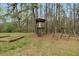 Backyard featuring a custom treehouse and swing set at 5578 Tabbs Creek Church Rd, Oxford, NC 27565