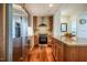 Updated kitchen with stainless steel appliances, light-toned granite counters, and wood cabinetry at 601 W Rosemary St # 418, Chapel Hill, NC 27516
