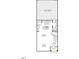 First floor layout showing kitchen, living room, and garage of the floor plan at 609 Callan View Ave, Wake Forest, NC 27587
