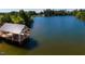 Lakeside gazebo is perfect for relaxing and enjoying waterfront views at 609 Callan View Ave, Wake Forest, NC 27587