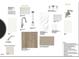 New construction interior selection sheet showcases the finish and hardware options at 609 Callan View Ave, Wake Forest, NC 27587