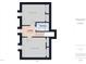Detailed floorplan layout showcasing the dimensions and spatial arrangement of rooms on floor 2 at 7117 Sandringham Dr, Raleigh, NC 27613