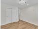 Bedroom features recessed lighting, double door closet and vinyl flooring at 717 E Millbrook Rd, Raleigh, NC 27609