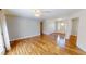 Open-concept living room featuring hardwood floors and natural light at 772 Old Allensville, Roxboro, NC 27574