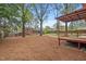 Large backyard and patio with ample space for outdoor entertaining at 927 Ferncrest Dr, Durham, NC 27705