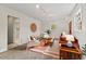 Cozy living room featuring carpeted floors and lots of natural light at 927 Ferncrest Dr, Durham, NC 27705