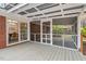 Enjoy the screened porch with a view from the interior dining area to the outdoor living at 927 Ferncrest Dr, Durham, NC 27705
