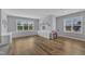Spacious bonus room with built in seating, plenty of natural light and LVP flooring at 1160 Duke Farm Dr, Wake Forest, NC 27587
