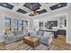 Inviting living room with backyard views, showcasing natural light and comfortable seating at 1160 Duke Farm Dr, Wake Forest, NC 27587